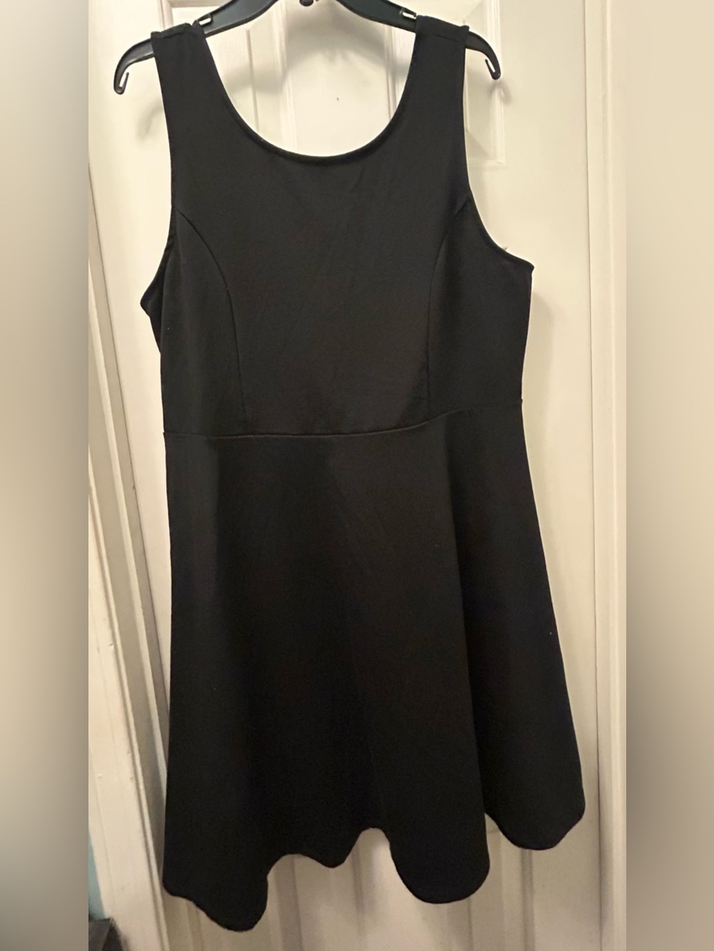 Forever 21 Little Black Simple Skater Dress